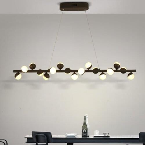 Nordic LED lighting living room pendant lamp creative simple modern wrought iron designer bar restaurant pendant light WF1016556