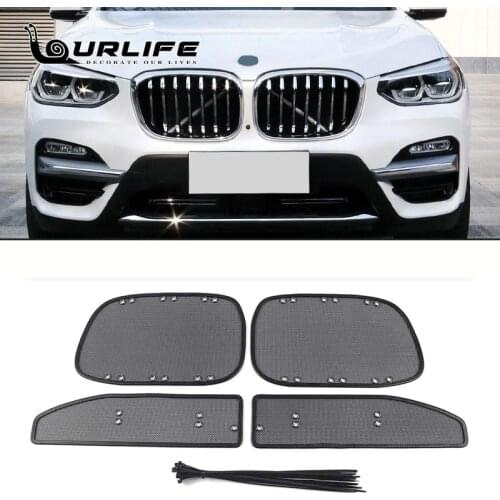 Front grille modified water tank protection net engine protection insect net Car Accessories For BMW X3 G01 2018 2019 2020 2021
