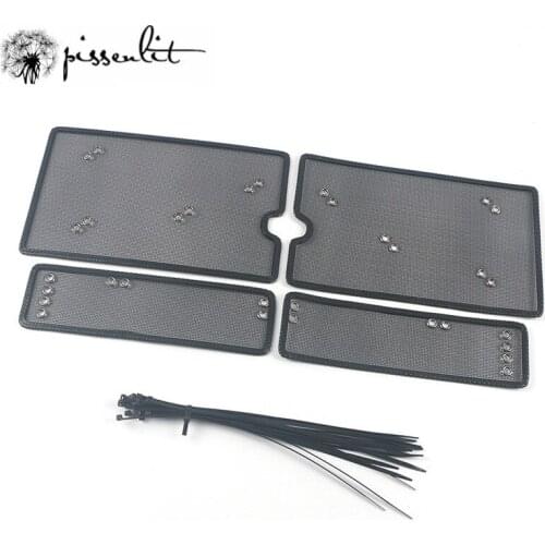 For Chery Tiggo 3X 2021 Racing Grills Insect Net Sequins Diamond Net Water Tank Protective Net Cover Panel Accessories