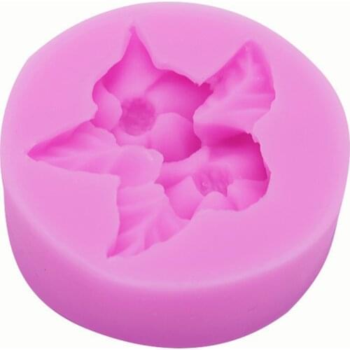 Silicone Mold Making Chocolate Cake Decoration Tools DIY Mold Making 3D Soap Mold Flower Shape Cake Decorative Candle Mould