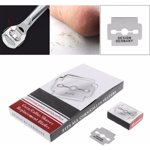 20Pcs Silver Carbon Steel Replacement Blades For Hard Skin Remover Hand Foot File Foot Care Pedicure Machine