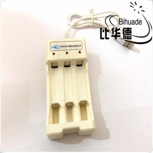 BIHUADE 3 Slot charger section rechargeable battery AA/AAA Ni-Cd toy electronic organ battery USB charging seat