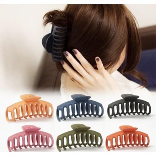 2020 New Claw Clip For Women Tough Fashion Plastic Hair Claw Large Size Hair Clamps Claw Clip Crab For Hair Accessories For Hair