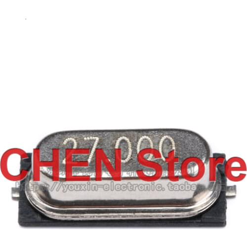 10pcs 49SMD SMD type crystal passive crystal 27MHz 20PF 20PPM 27M