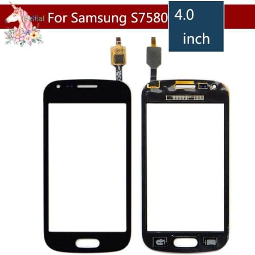 10pcs/lot For Samsung Galaxy Trend Plus DUOS 2 GT S7580 S7582 7580 7582 LCD Touch Screen Digitizer Sensor Outer Glass Lens Panel