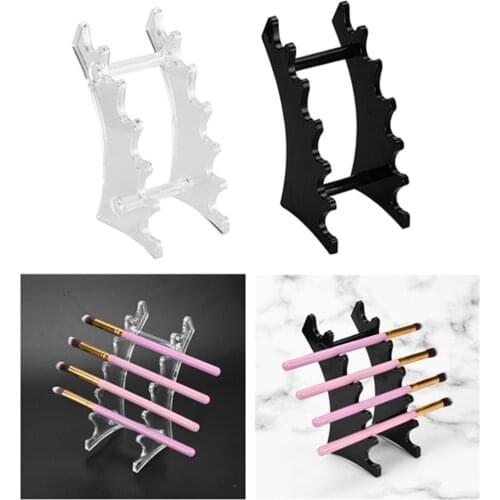 Makeup Brush Eyebrow Pen Acrylic Display Stand Organizer Rack