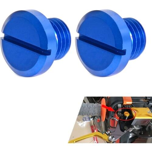 M10*1.25 Left Right-Hand Threaded Mirror Hole Plug Screw Bolts For Yamaha FZ09 FZ07 MT07 MT09 MT25 MT03 FJ09 Tracer900 XSR900