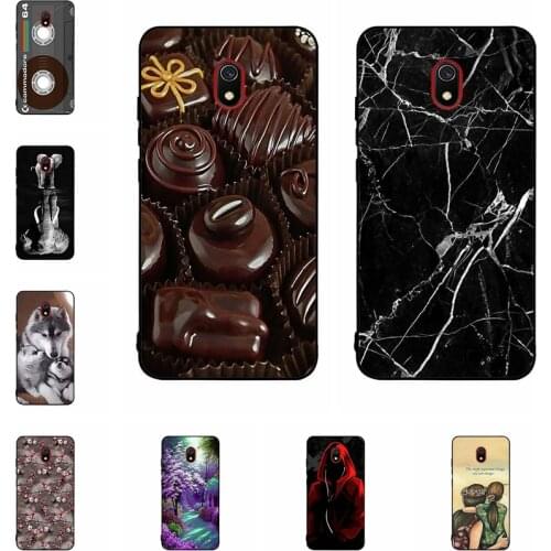 Flower Printed Case For Xiaomi Redmi 8A Case Soft TPU Silicon Cover For xiaomi redmi 8a Phone Case redmi8A Cover Shell Bag Coque