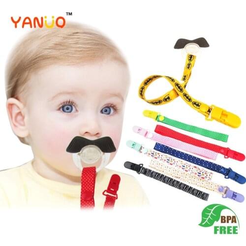 YANUO Baby Pacifier Anti-drop Chain Teether Chain Pacifier Anti-drop Clip
