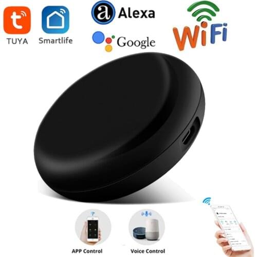 DIY IR Remote Control Work With Amz Alexa Alice Google Home Tuya Smart Home Universal Wifi Infrared Controller For TV DVD AUD AC