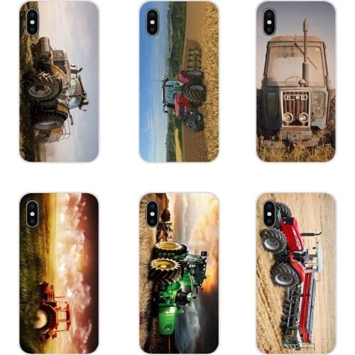 For Samsung Galaxy J1 J2 J3 J4 J5 J6 J7 J8 Plus 2018 Prime 2015 2016 2017 TPU Shell Case Massey Ferguson Tractors Car Art Poster