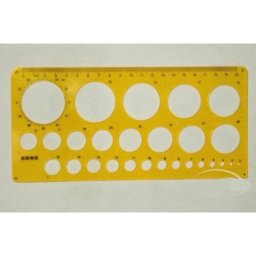 Paint Learning Adult Painting Circle Ruler Drawing Design Round Template Tick Engraved On For Wear Unisex Plastic Board 2021