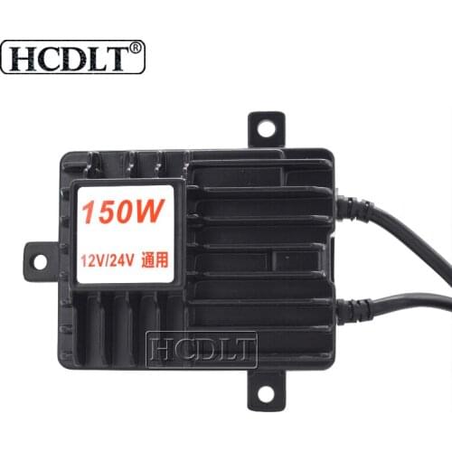 HCDLT 2PCS High Bright 150W HID Conversion Ballast AC 12V 24V Universal Car Light Ballast Reactor For Truck Boat Headlamp Bulb