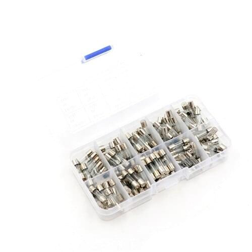100pcs 5mm x 20mm Slow Blow T 1A 2A 3A 4A 5A 6A 8A 10A 13A 15A 250V Ceramic Fuse