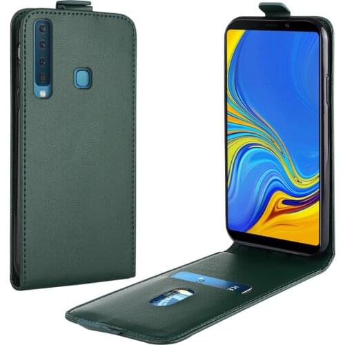 Flip Up and Down Leather Case for Samsung Galaxy A9 2018 Case SM-A920F Vertical Cover for Galaxy A 9 2018 Case Phone Bag