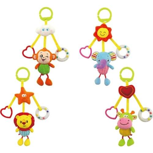Cute Comfort Bed Bell Baby Toys 0-12 Months Toys For Kids Good Quality Crib Hanging Toy 0-1 Bedside Car Hanging Newborn