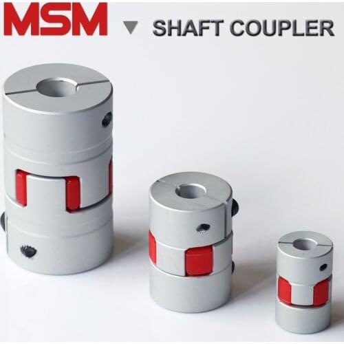 MSM Shaft Couplers BF-D20L25 D20L30 D25L30 D25L35 D30L35 D30L42 JAW Couplings Motor Connectors Flexible Coupler Spider Coupling