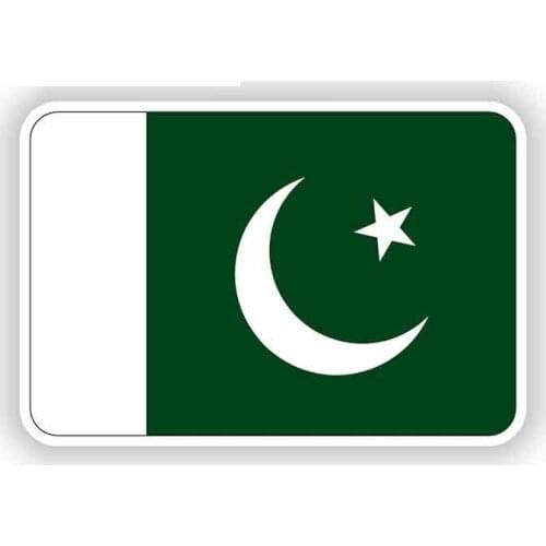 Pakistan Flag Personality Car Stickers Accessories Motorcycle Cover Scratches Waterproof PVC 13cm *9cm