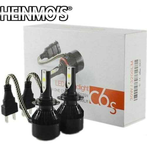 NEW H3 Car LED Headlight Plug&Play 6400lm 60W Auto Kit Headlamp H1 H7 H8 H9 H11 9005 9006 HB3 HB4 880 881