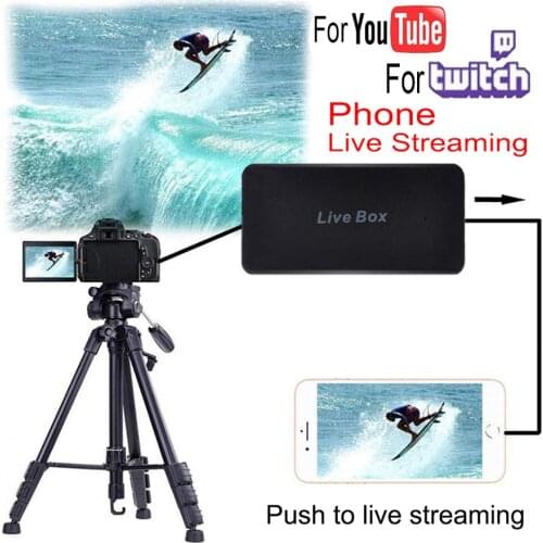 Outdoor Mobile Phone Live Broadcast Streaming Box Game HDMI Recording Record Video Capture Card for IOS Android PS4 XBOX TV STB