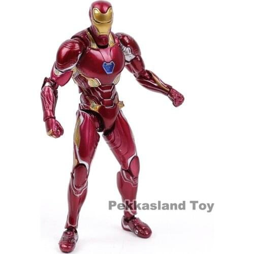 SHF Marvel Avengers Infinity War Action Figure Iron Man MK 50 Mark XLX PVC Collectible Model Toy