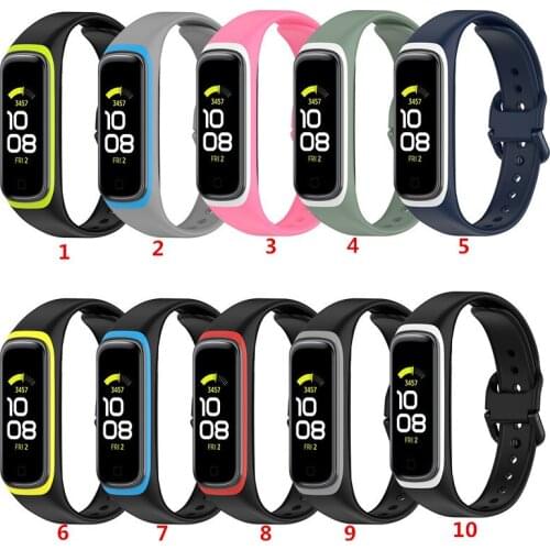 Silicone Sport Band Strap For Samsung Galaxy Fit 2 SM-R220 Watch Bracelet Replacement Watchband Correa For Samsung Galaxy Fit2