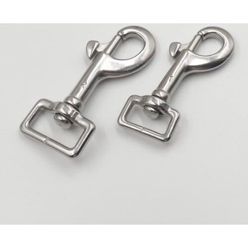 Stainless Steel 17/23mm Dog Collar Leash Metal Buckle Metal swivel trigger lobster clasp snap hook belt buckles DiY Pet Accessor