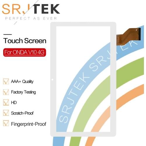 SRJTEK 10.1" Touch Screen For ONDA V10 4G Tablet PC Touch Screen Digitizer Touch Panel Glass Replacement Parts For ONDA V10 4G