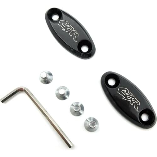Mirror Block Off Cap Mirror Base Plates Cover For Honda CBR600 F4 F4i CBR600RR CBR 600RR 954RR 929RR CBR1000 CBR900RR CBR1000RR