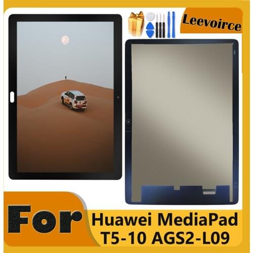 T5 LCD For Huawei MediaPad T5 10 AGS2-L09 AGS2-W09 AGS2-L03 AGS2-W19 LCD Display Touch Digitizer Screen Assembly + Free Tools