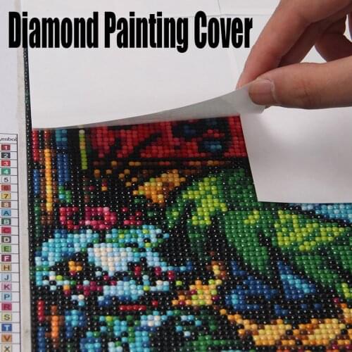 10/20/30/50/100/500Pcs Pack DIY Diamond Painting Tools Accessories Release Paper Diamond Painting Cover Replacement Convenient
