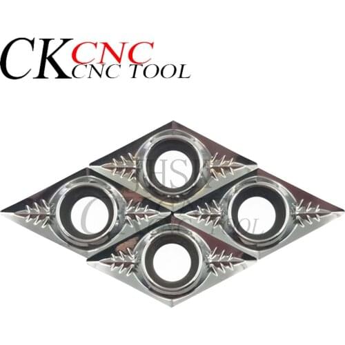 10pcs DCGT11T304-AK H01 Aluminum Inserts turning tools Cutter lathe Alloy DCGT11T304 CNC Lathe Tool Aluminum Processing