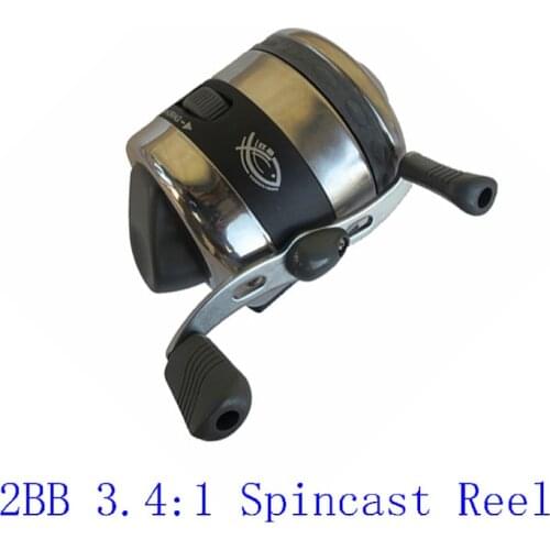 2BB Spincast BL40 Spincasting Lure Fishing Reel Inner Line Wheel Pesca Fishing Tackle Drum Reel Shoot Fish