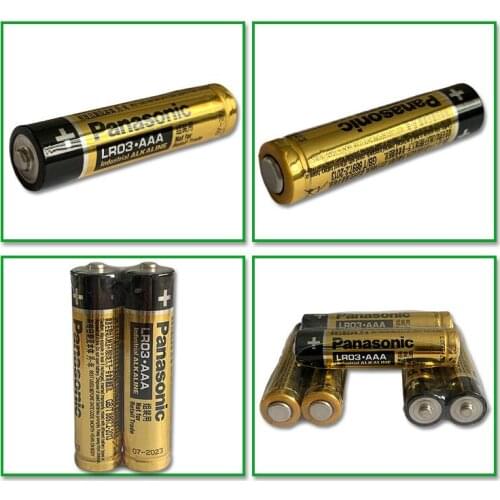 8pcs/lot Panasonic 1.5V AAA LR03 Industrial Alkaline Battery Toys Dry Batteries Cell For Remote Control Mouse Air Conditioner
