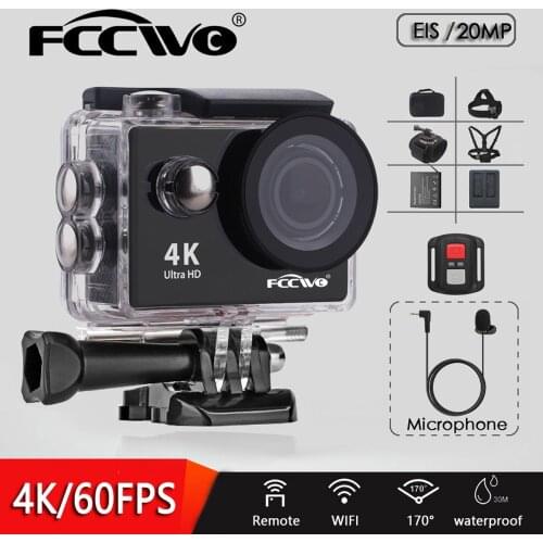 EKEN H9R EIS Action Camera Ultra HD 4K 60fps WiFi 2.0-Inch 170D Underwater Waterproof Helmet Video Recording Cameras Sport Cam