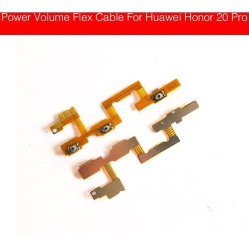 Volume Power Flex Cable For Huawei Honor 20 Pro P SMART Z On/Off Power Volume Control Switch Flex Ribbon Replacement Parts