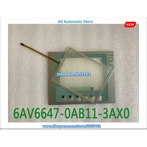 KTP600 6AV6647-0AB11-3AX0 6AV6 647-0AD11-3AX0 Touch Screen Touch Glass Key Mask Film New