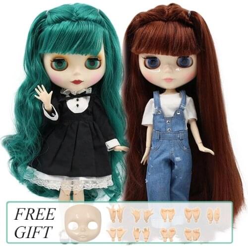ICY DBS Blyth doll 1/6 BJD glossy face matte face nude joint body with girl boy gift toy