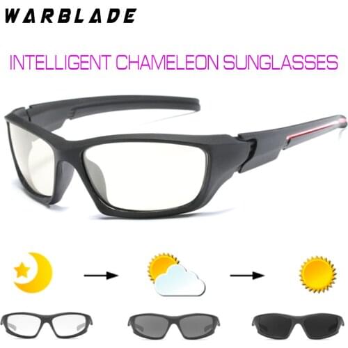 Mens Outdoor Driving Fishing Sunglasses Transition Lens Sunglasses HD Polarized Sunglasses Photochromic Sunglasses WBL