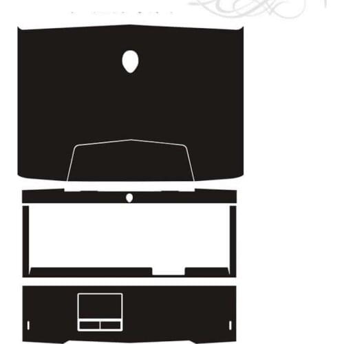 KH Laptop Sticker Skin Decals Cover Protector Guard for Dell Alienware M17x R1 R2 (2012)