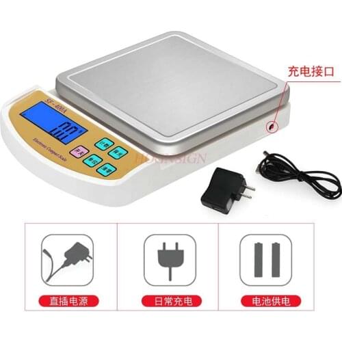 Experiment equipment Electronic Scales Household Food Food Weighing Baking Cakes Weighing Bakes Numbers