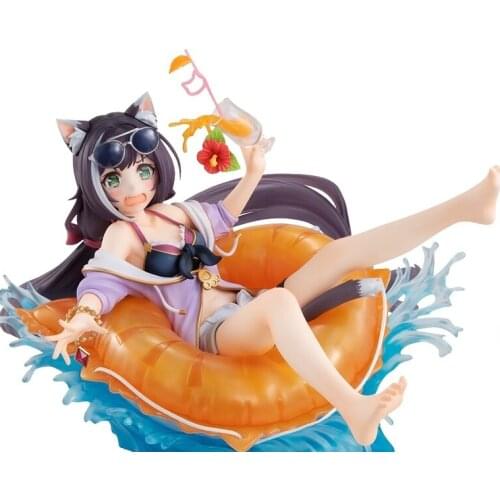 Pre-Sale Anime Princess Connect! Re:Dive Action Figures Kyaru Summer Swimsuit Model Hand-Made 23 Cm PVC Collectible Toys Gift