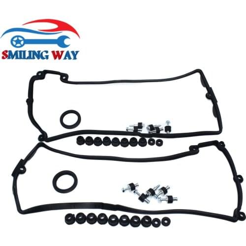 Valve Cover Gasket Nut Seals Bolts Grommets 11127513194 11127513195 For BMW 4.8L X5 545i 550i 645Ci 650i 745i 750i 745Li 750Li