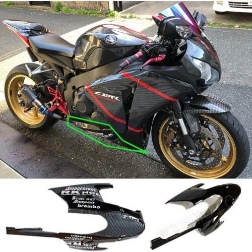 Motorcycle Engine Protector Guard Cover Under Cowl Lowered Low Shrouds Fairing Belly Pan for Honda CBR1000RR 2008 09 10 2011