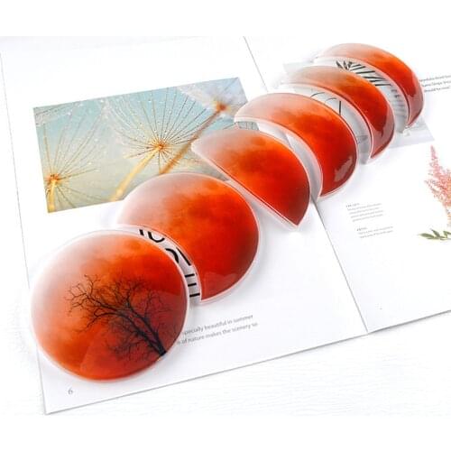 34pcs/Set Moon Shape Silicone Mould Round Crystal Epoxy Resin Casting Mould DIY Crafts Handmade Making Tools Home Decoration