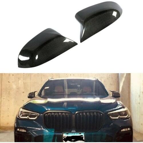 Carbon Side Mirror Cover Cap Replacement For BMW X3 G01 X4 G02 X5 G05 X6 G06 2019 UP