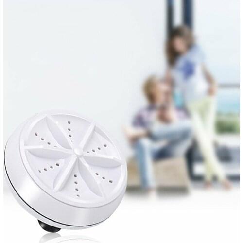 Ultrasonic Turbo Washing Machine Portable Travel Washer Air Bubble And Rotating Mini Washing Machine