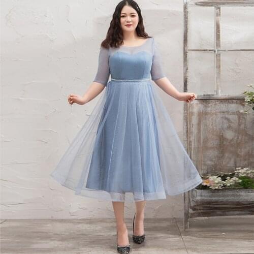 Boat Neck Formal Evening Dresses A-Line Off The Shoulder Simple Ankle-Length Lace Up Natural Plus Size Dress Women Elegant D046