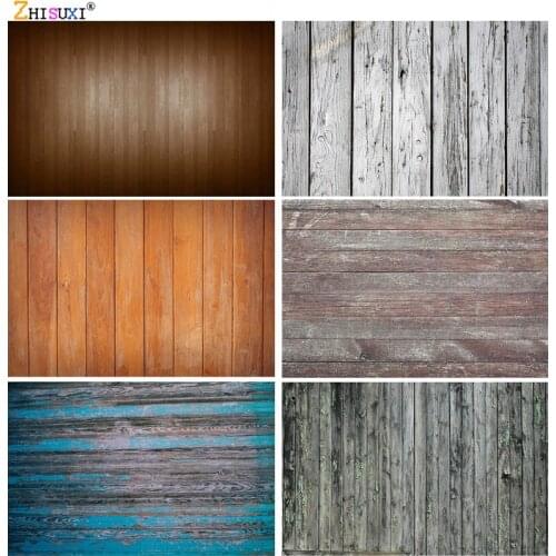ZHISUXI Vinyl Retro Wooden Floor Children Baby Portrait Photography Backdrops For Photo Studio Background Props 21213 MBMB-01