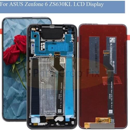 6.4'' For ASUS Zenfone 6 ZS630KL LCD Display Touch Screen Digitizer Sensor Glass Assembly for Asus Zenfone 6z LCD display Screen
